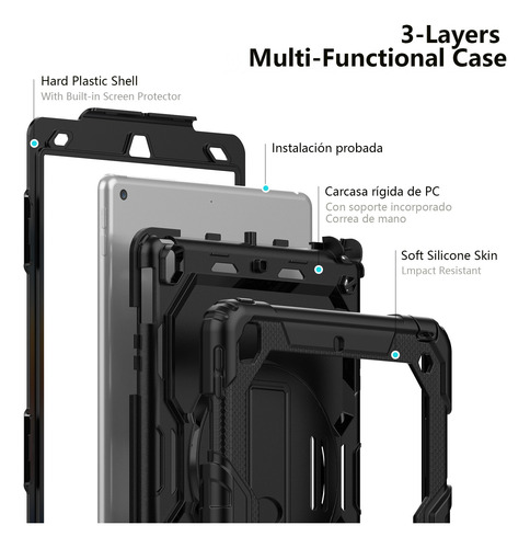 Funda Para Lenovo Tab M11/xiaoxin Pad 2024 Correas Giratorio