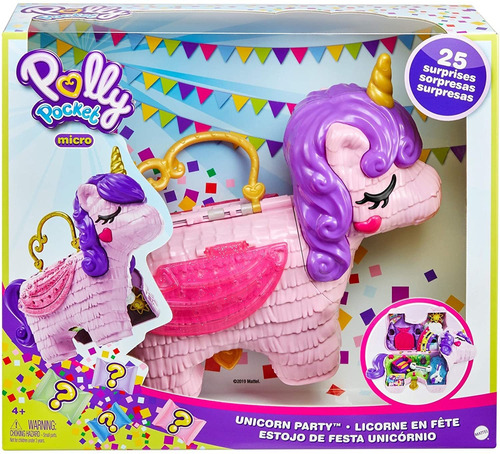 Imagen 8 de 8 de Polly Pocket Micro Unicornio De Sorpresas 100%original Nuevo