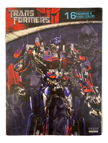 Libro Infantil Transformers Optimus Prime Contra Megatron