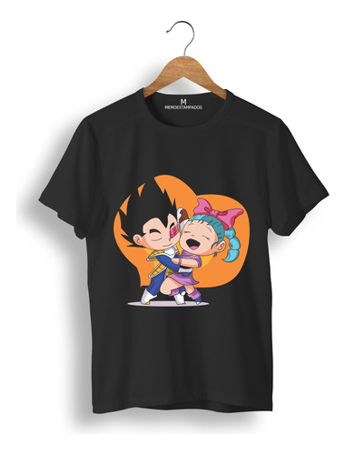 Remera: Vegeta _ Bulma Love Memoestampados