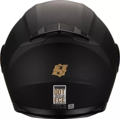 Casco Integral Hax Force 120 negro brillante rojo – Moto Helmets & Sebastian