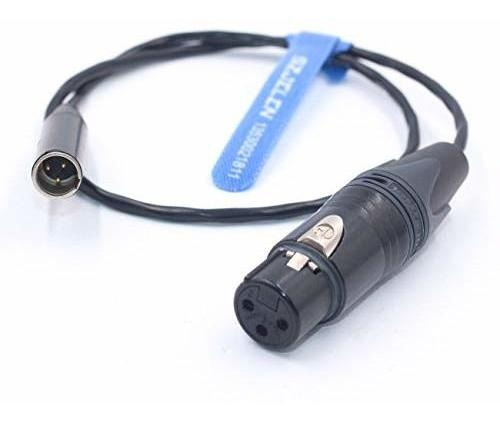 Cable Audio Xlr 3 Pin Estandar Para Camara Bmpcc 4k 8k