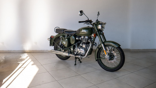 Royal Enfield Classic 500 Usada Verde Militar