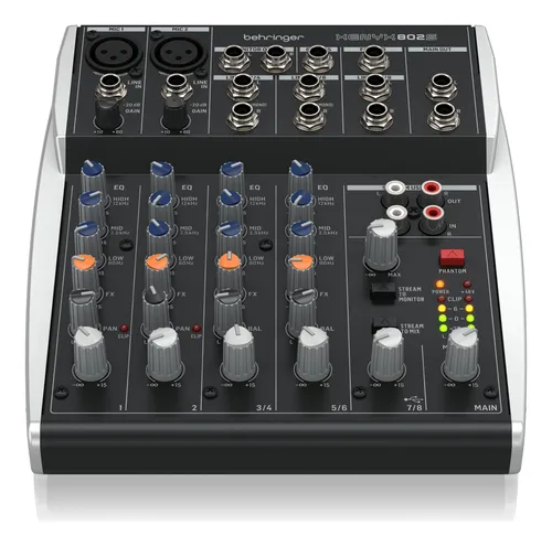 comprar Mesa De Som Behringer 802s Xenyx 8 Canais