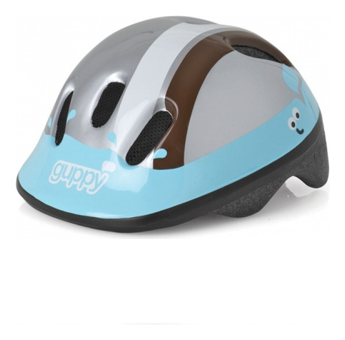 Casco Bicicleta Niño Niña Polisport Guppy Xxs 44-48cm Color Blanco/azul