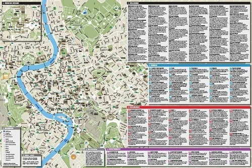 Guía Mapa De Roma. De Dios Guías De Viaje.