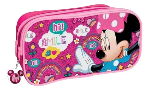 Cartuchera Doble Cierre Disney Minnie Mouse