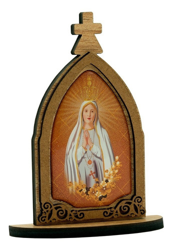 Capela Capelinha Nossa Senhora De Fátima Madeira De Mesa