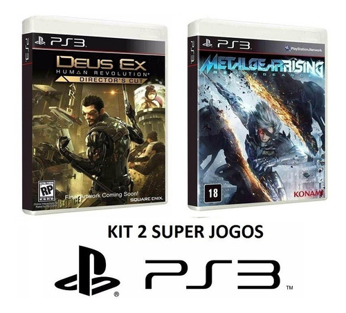 Deus Ex Human Revolution + Mg Rising - Midia Fisica - Ps3 