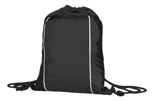 Mochila Saco Unissex Impermeável Esporte Academia Viagem Cor Preto