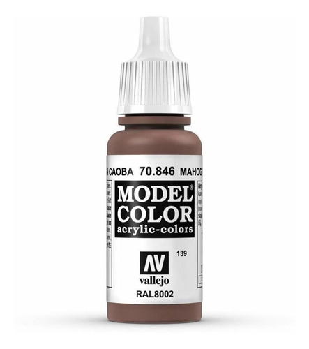Modelo Color Caoba Marron Fl Oz