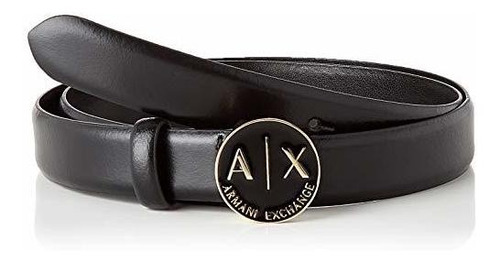 Correas - Ax Armani Exchange Women's Skinny Belt With Circle