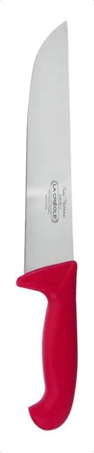 Cuchillo Carnicero 8 Pulgadas Profesional Premium La Creole Color Rojo