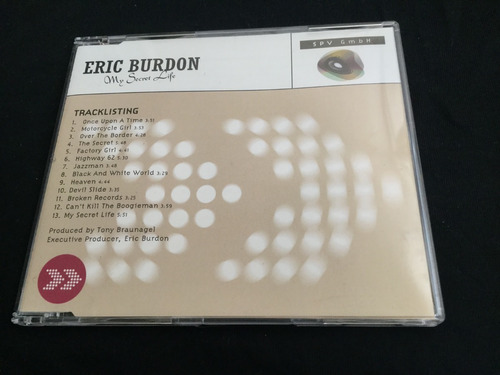 Eric Burdon My Secret Life The Beatles Cd A8