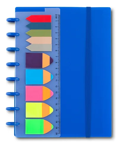 Libreta Plástica Klio 60 Hojas Rayadas Cierre Elastico
