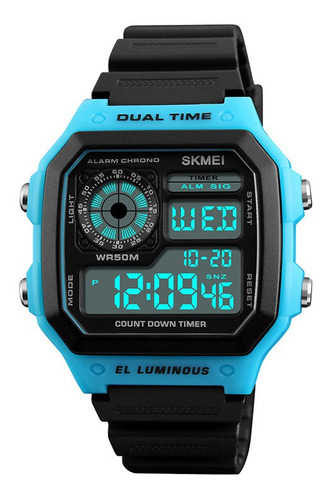 Reloj Skmei 1299 Deportivo Militar Sport Led 3 Colores