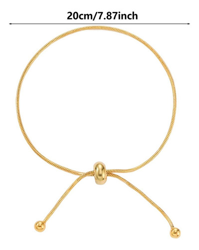 L Pulsera De Cadena De Oro Pulsera De Eslabones De Cadena