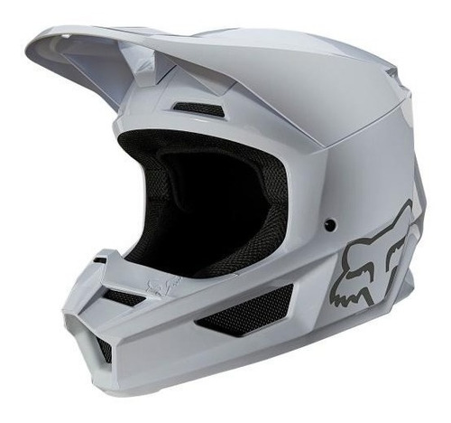 Casco Fox Mx  V1 Plaic White 2022