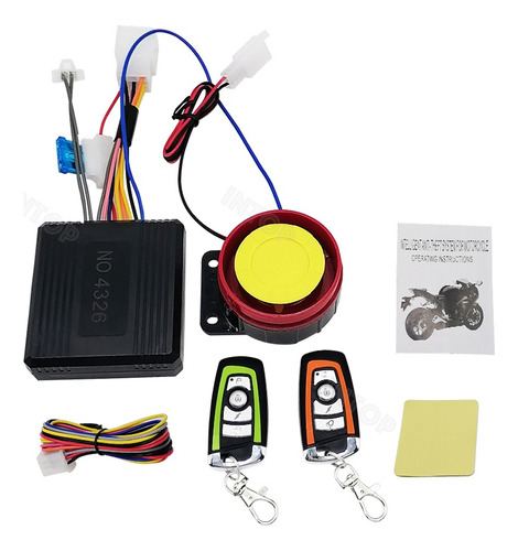 Alarma Arranque Control Remoto Para Moto Seguridad Antirrobo