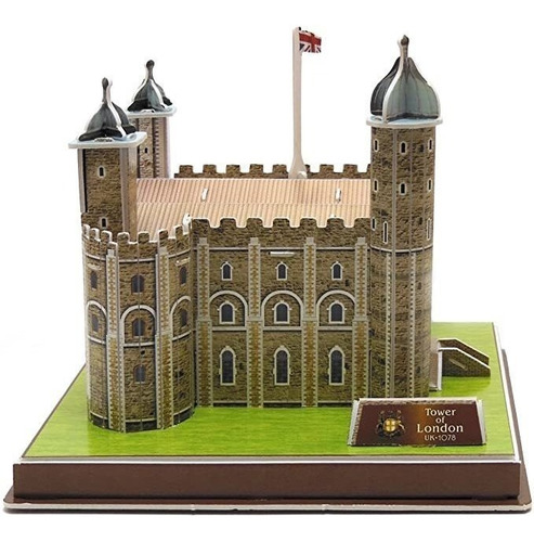 Runsong Creative 3d Puzzle De Papel Modelo Torre De Londres.