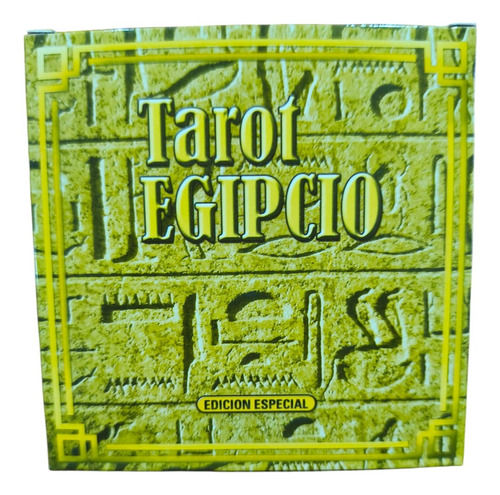 Mazo Tarot Egipcio Cartas Redondas 78 Cartas Con Guia