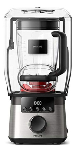 Philips Kitchen Appliances - Licuadora De Alta Velocidad Co. Color Negro y Plateado