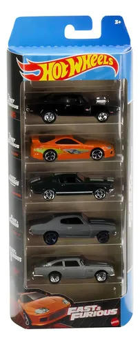 Hot Wheels Fast & Furious ミニカーセット Hot Wheels Pack De 5 Autos Rápido Y Furioso Supra Charger