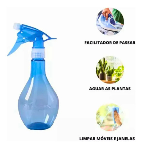 foto de Kit C/ 3 Pulverizadores Borrifador Brisa Azul 500ml Guarany