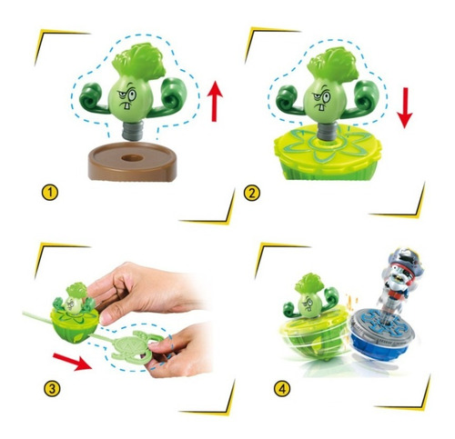 Imagen 5 de 6 de Set Coleccionable De Juguetes Plantas Vs Zombies
