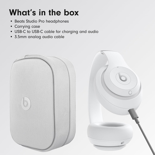 Auriculares Beats Studio Pro Inalámbricos Bluetooth Blancos