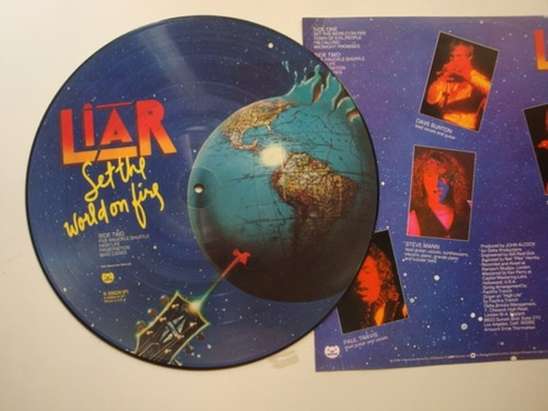 Liar Set The World On F Lp Vinilo Uk 78 Hh