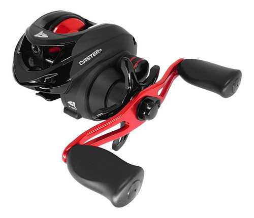 Reel rotativo Caster Fury FURY107 derecho color negro