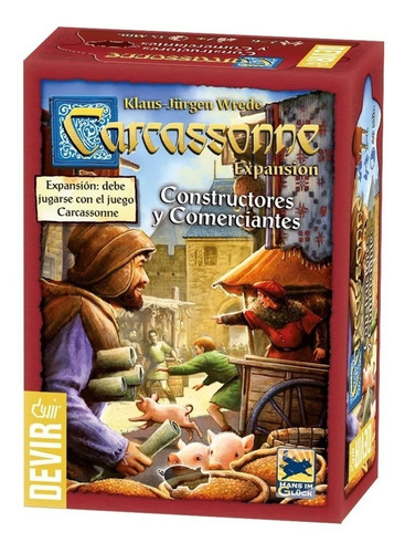 Carcassonne: Constructores Y Comerciantes (2da Edición) 