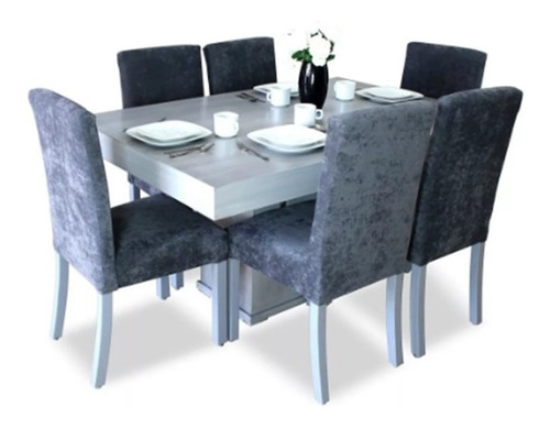 Comedor 6 Sillas Moderno Minimalista  