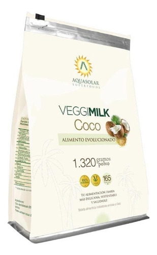 Leche De Coco Veggimilk 1.320 Grs Para 33 Lts.