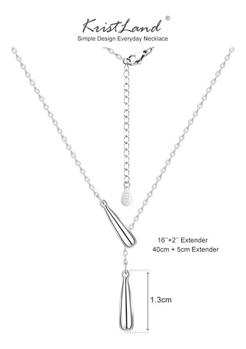 Kristland - Gargantilla De Cadena Con Colgante Ajustable En