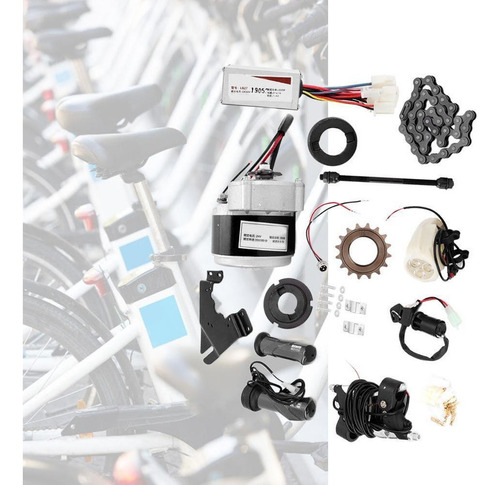 . Kit De Conversión De Motor Eléctrico For Bicicleta, 24 V,