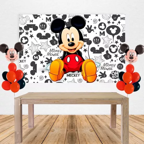 sociedad seré fuerte continuar Fondo De Tela Mickey Mouse Decoración Mesa Cumpleaños Candy