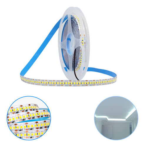 Super Fita Led 2835 Gold Sand Alto Brilho 15w/m 240 Led/m 5m