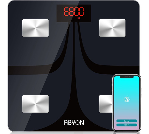 Báscula Inteligente Bluetooth, Monitor Digital De Peso Y Gra