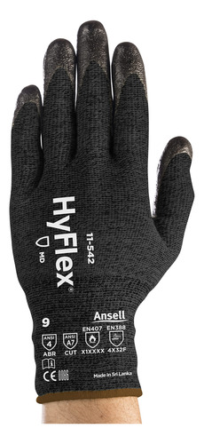 Ansell Hyflex 11-542 - Guantes De Trabajo Mecanicos Resisten