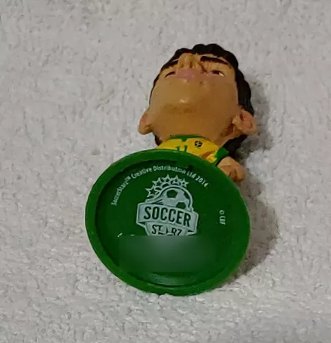 B4916 Mini Jogadores Seleção Brasil 2014 Soccer Starz Oscar