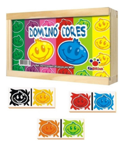 Domino Educativo Cores Ciabrink