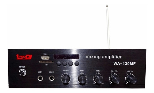 Amplificador Ambiental Prodj Wa130mf Potencia 70w Rms Pro Dj