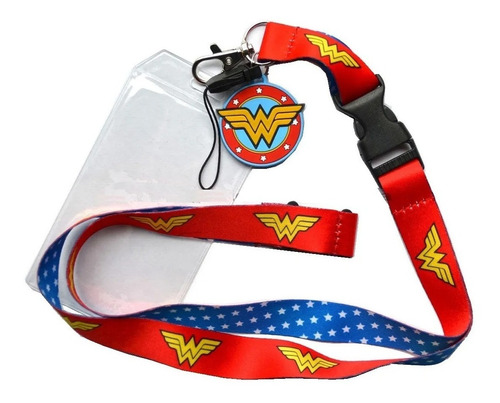 Porta Carnet Identificacion Mujer Maravilla Wonder Woman