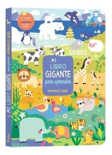 Mi Libro Gigante Para Aprender Animales Bebe