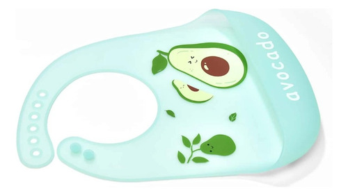 Imagen 4 de 5 de Babero De Silicona Ajustable Con Recoletor De Comida