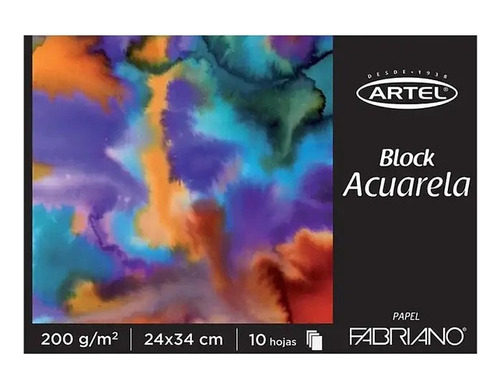 Block Fabiano Acuarelable 24x34 Cm 200gr