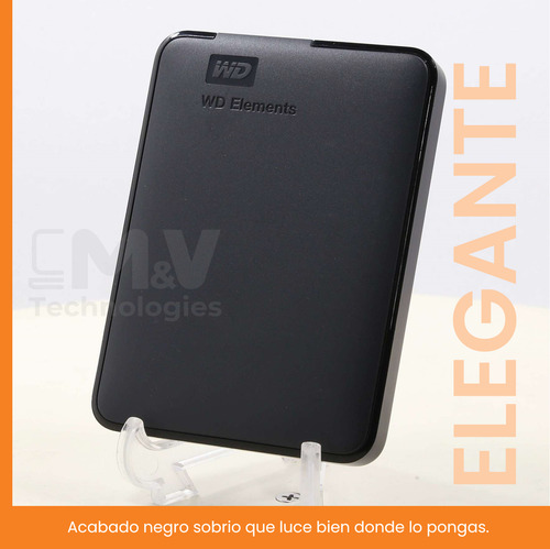 Disco Duro Externo 1tb Wd Elements Portable Usb 3.0 5gbps