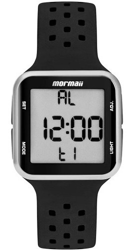 Relógio Mormaii Wave Preto / Prata Unissex Mo6600aa 8k